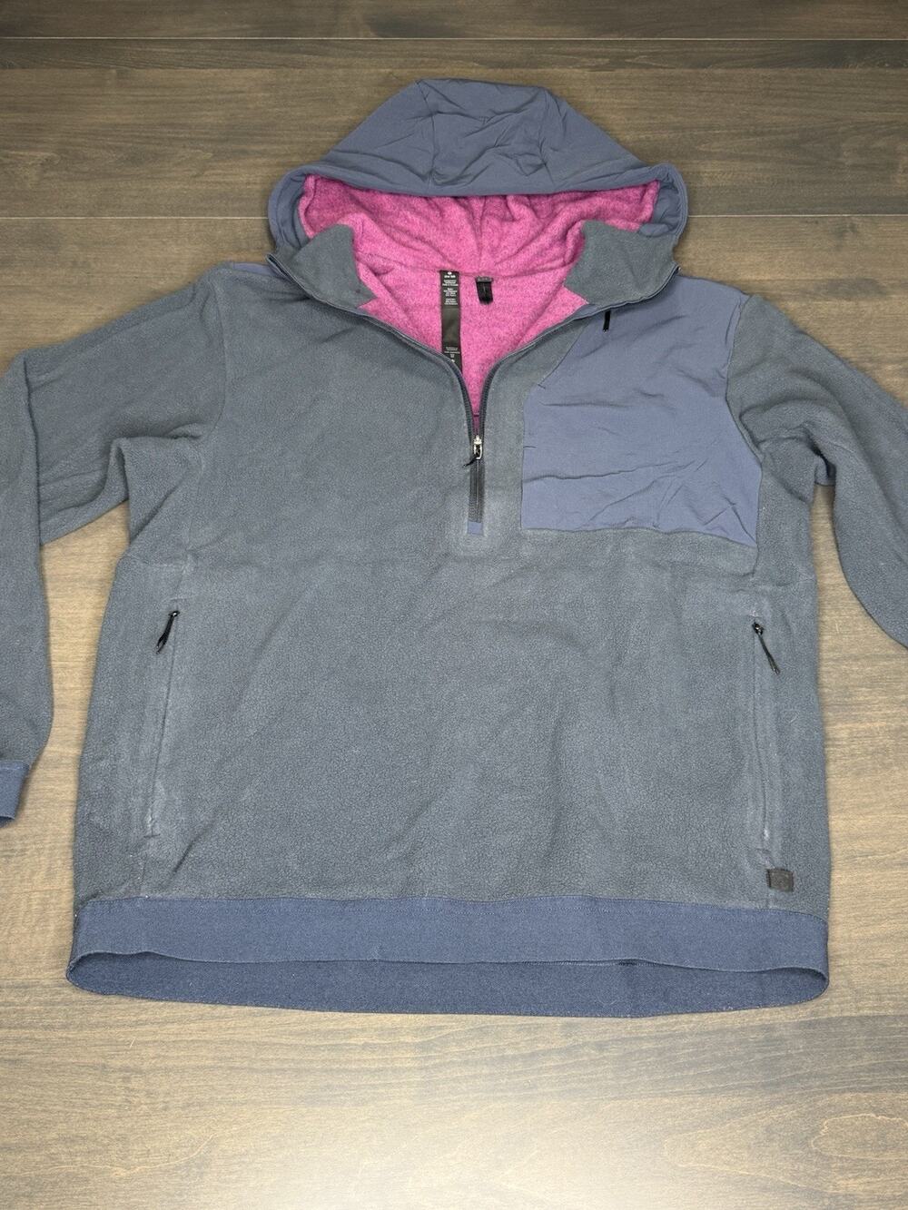 Lululemon Sweatshirt Womens Small Half Zip Hooded Fleece Jacket
